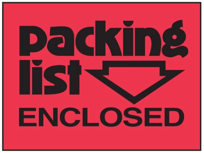 Packing list.